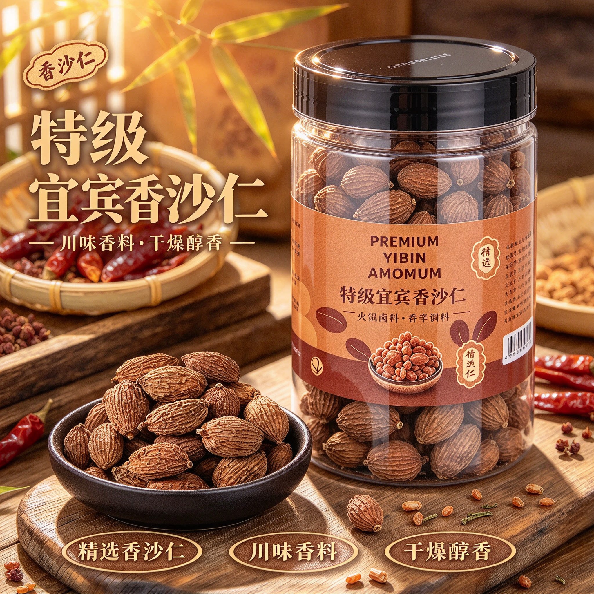 正品砂仁香料中药材新鲜干货