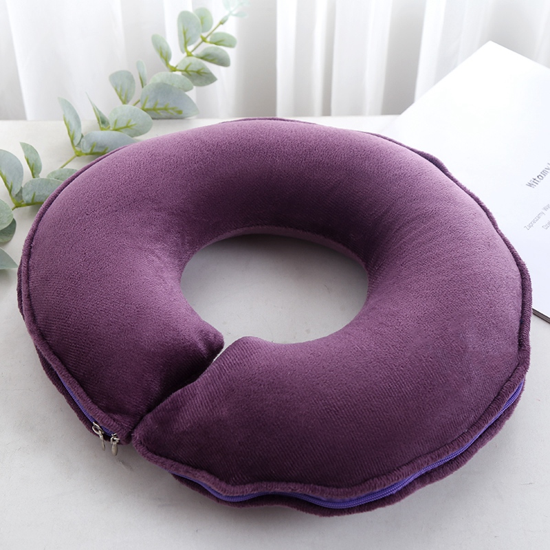 美容院u型趴枕美容院专用t按摩床洞脸垫美容床枕头有洞按摩面枕U