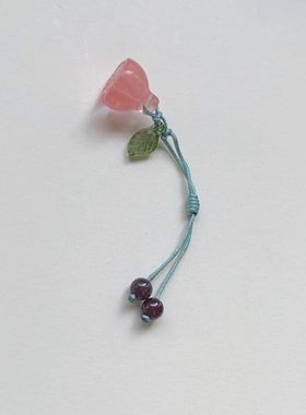 玛瑙莲蓬茶壶吊坠紫砂壶小提溜西施壶手工吊饰挂坠盖子挂件叶子款