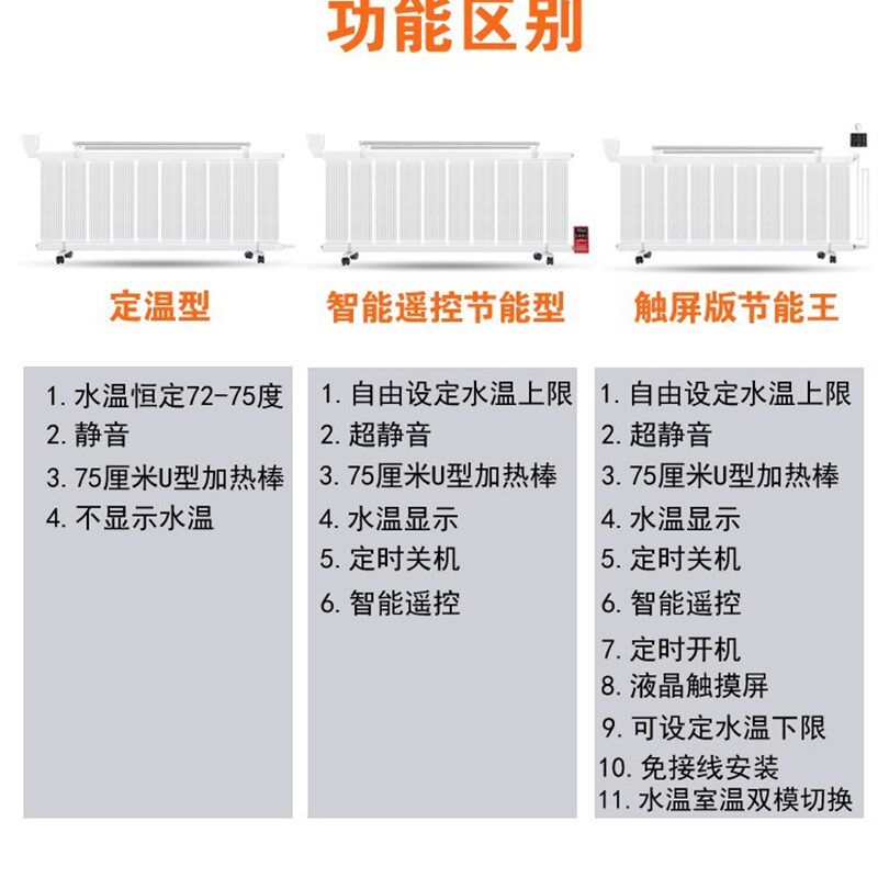 水暖散热片家用取暖器电暖气片家用注水加水电暖气片省电节能静音