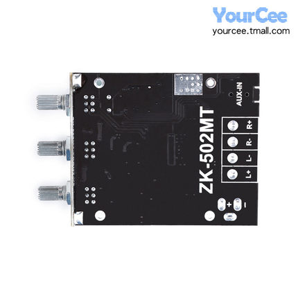 ZK-502MT 50W*2 2.0立体声蓝牙音频数字功放板模块 高低音调节