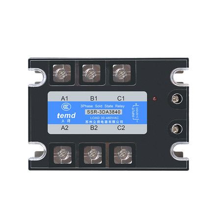 立得三相固态继电器380vSSR3DA3810直流控交流380V固态接触器模块
