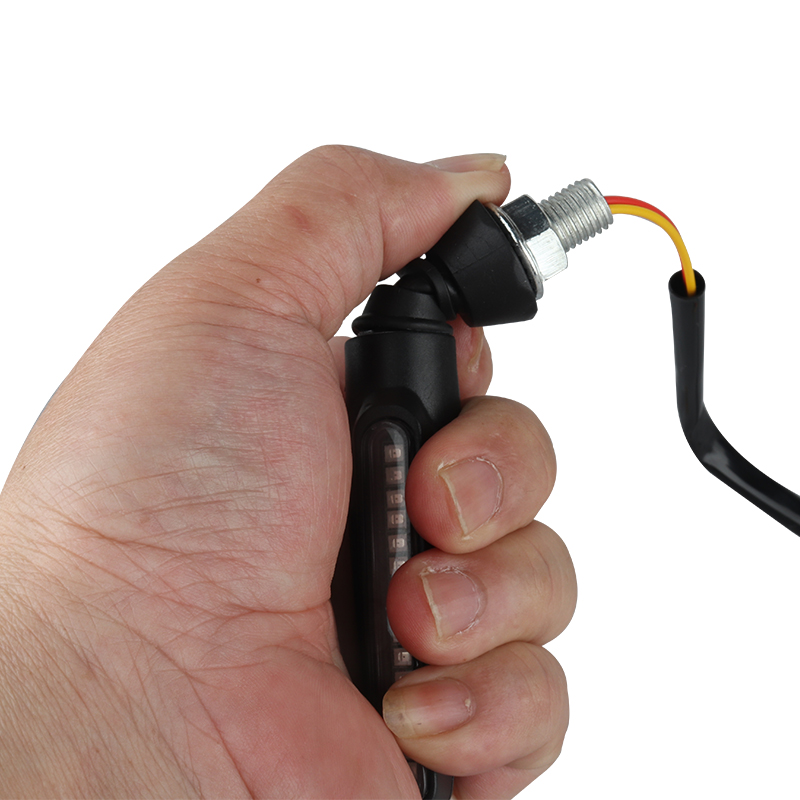 摩托车电动车改装配件LED流水转向灯转弯灯越野车地平线街跑车灯