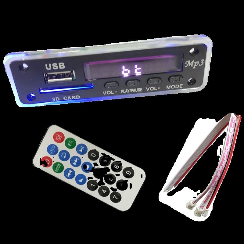 音响加装智能网络电台APP无损解码器12VMP3解码板5.4蓝牙模组板卡