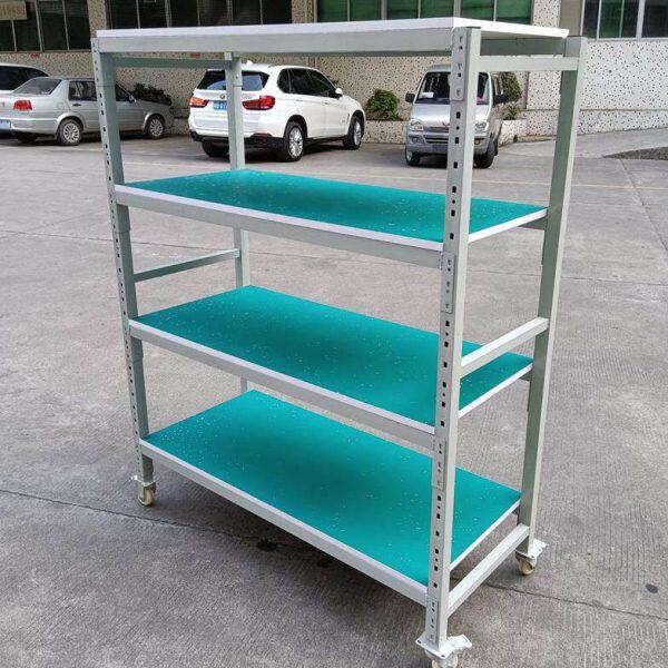 防静电老化架货架物料周转车灯具测试架多层USB测试台货架可移动