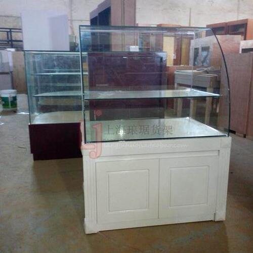 面包餐盘柜台玻璃双层面包叉盘展台饼盘柜夹盘柜台托盘展示柜展架