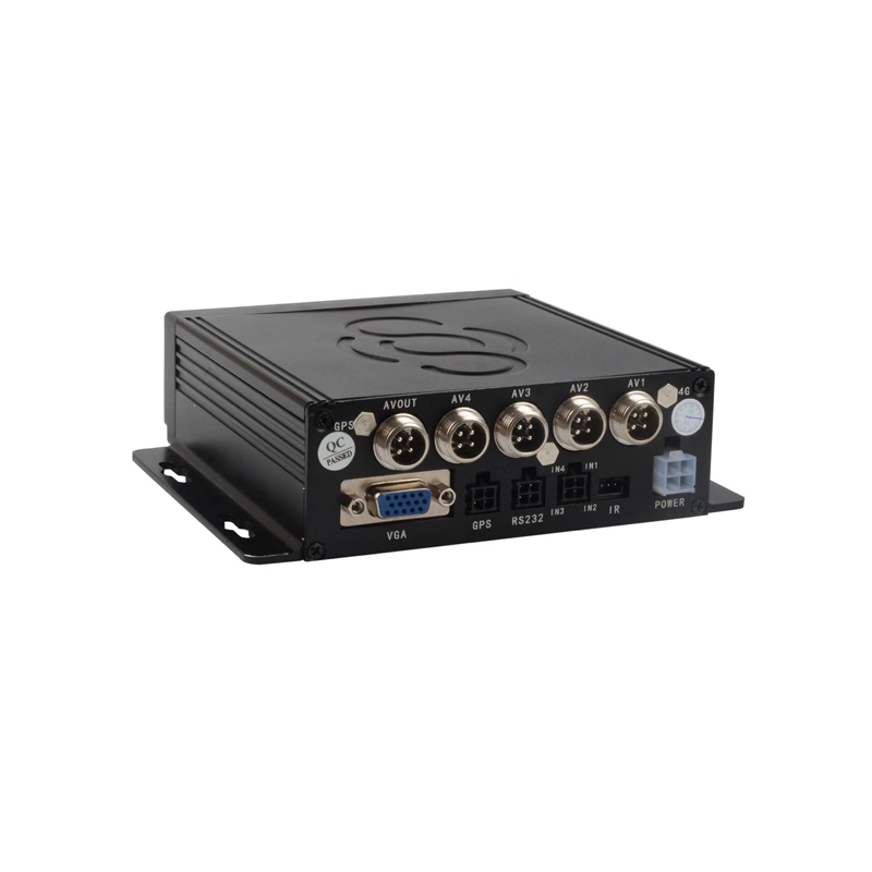 高清1080P 4路SD卡车载监控车载录像机公交车货车客车系统DVR视频