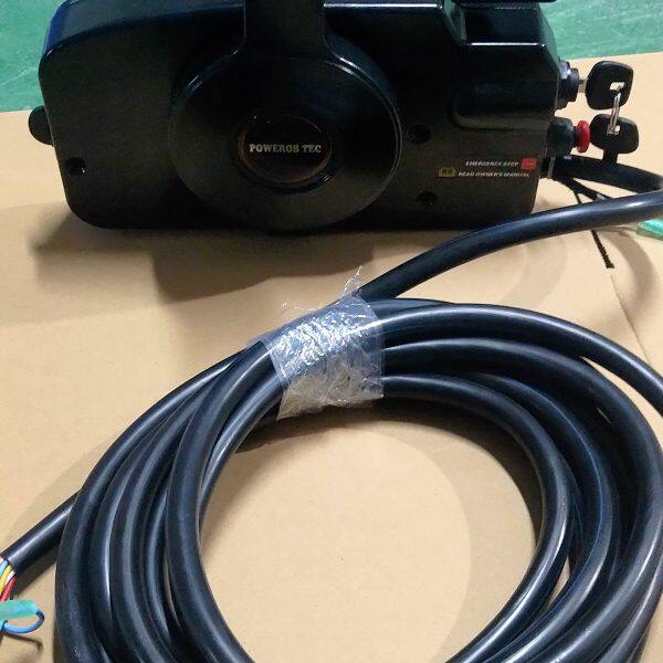 T0HATSU东发船外机快艇挂机发动机侧边式油门档位操控盒改前操件