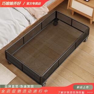 床底收纳箱扁平抽拉柜电视柜下置物架沙发底下带滑轮鞋子储物盒子
