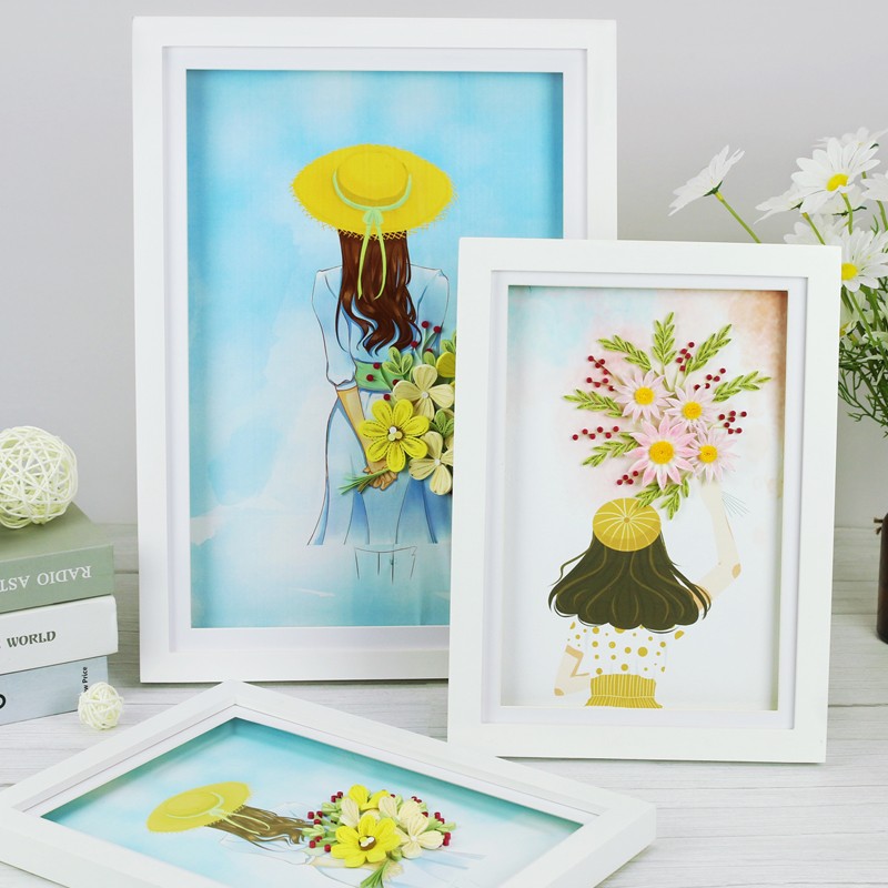 纸艺时代青春系列A4与Ar3衍纸手工材料包A3客厅装饰教师节礼品创