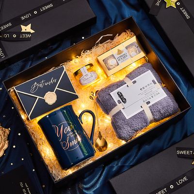 浪漫新款教师节礼物送女老师男老师实用高档伴手礼U女伴娘水杯生