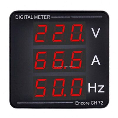 仪表组合显示V10/交流电压电流表SCH72数字V32200A频率一体表80Q