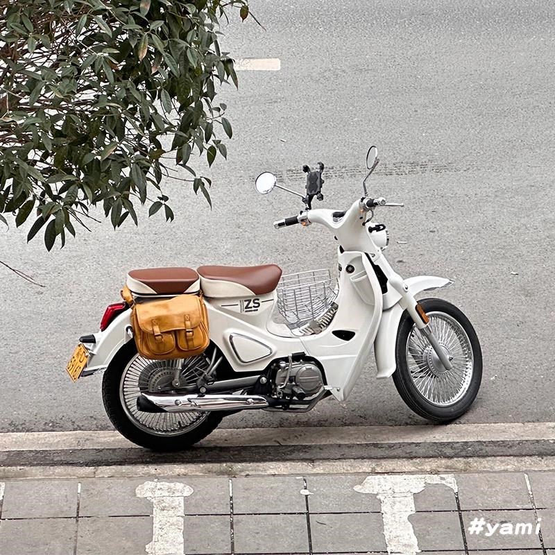 摩托车侧边包宗申yami复古电动摩托车护杠包后尾后备箱骑行包