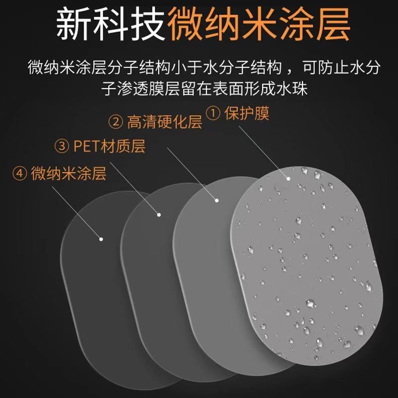 电动车三轮车四轮车前挡风玻璃摩托车雨棚防雨贴膜前挡风板防雨膜
