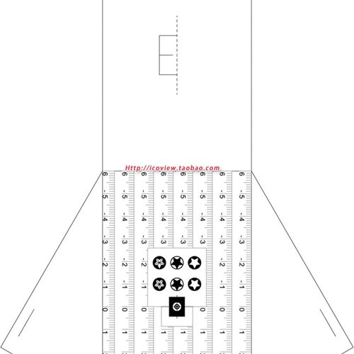 对焦测试卡跑焦测试图单反相机数码相机DV摄像头对焦高精度测试图