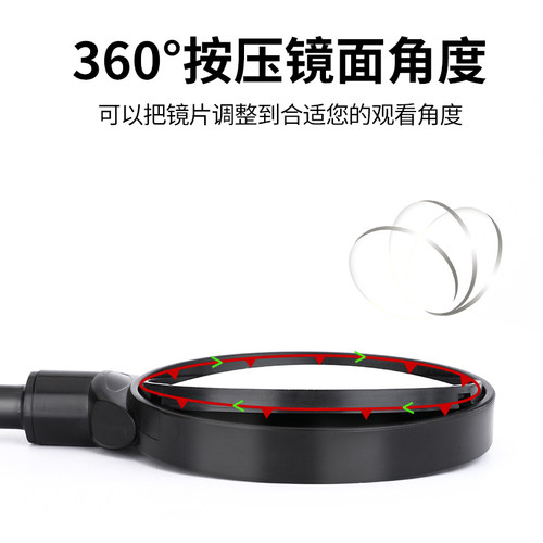 塔斯队长自行车后照镜广角旋转电动车后视镜摩托电动车通用反光镜