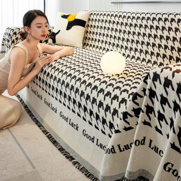 网红沙发盖布毯轻奢高级感夏季全包沙发套罩新款2024沙发全盖盖巾