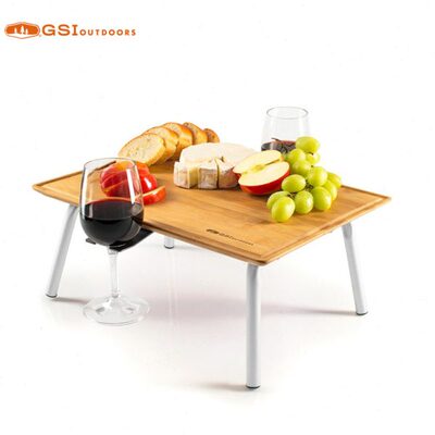 GSI户外便携式野外露营多功能简约野餐桌收纳嵌套酒杯露营杯46301