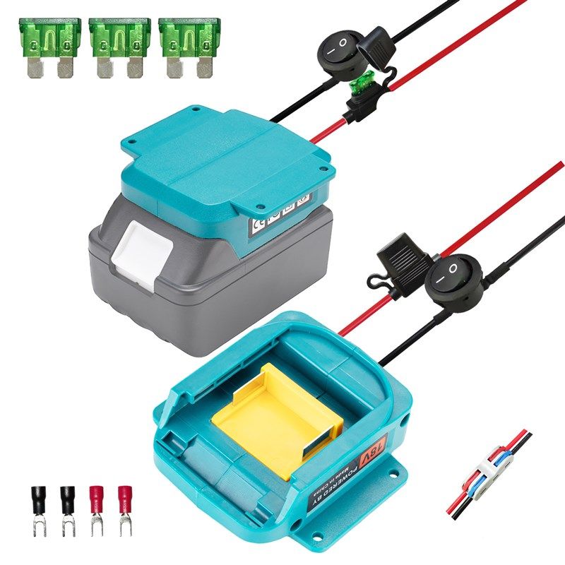 适配makit牧田18V工具电池DIY转换器BL1860B锂电池带线输出适配器,户外/登山/野营/旅行用品,充电器,淘宝优惠券,粉丝福利购,淘宝优惠卷