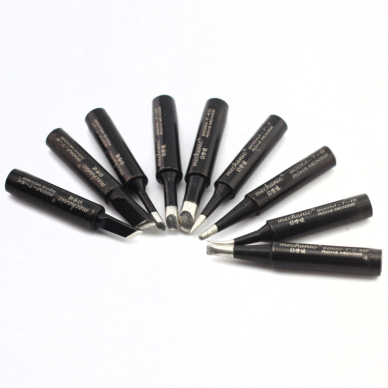 飞线烙铁头铜手机维修无铅环保防静电烙铁头900M恒温内热936焊台