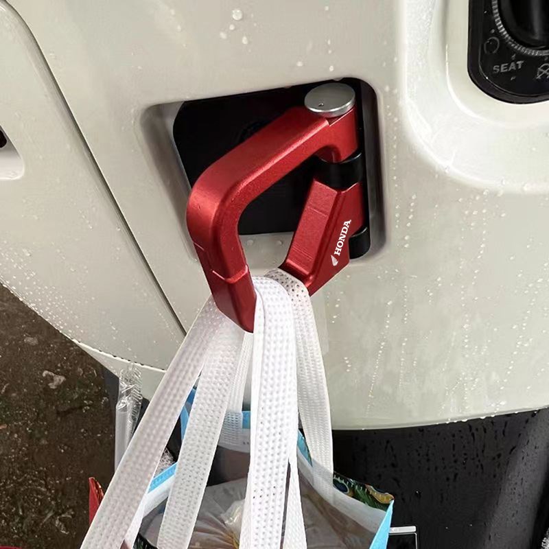 适用本田LEAD125改装挂钩立德铝合金折叠头盔载重挂钩摩托车配件