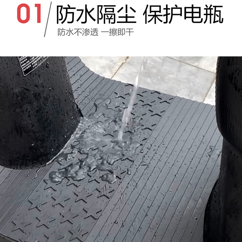 适用于新大洲本田NS125LA乳胶脚垫摩托车SDH125T-X防水耐磨地垫