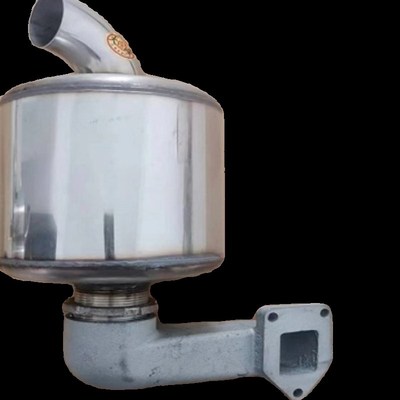 单缸柴油机 不锈钢消声器总成 常柴R175S195S1115排气管消音烟囱