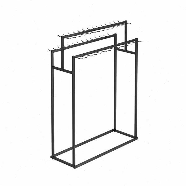 拖把扫把展示架超市门口商用落地放置架铁架移动挂托把货架收纳架