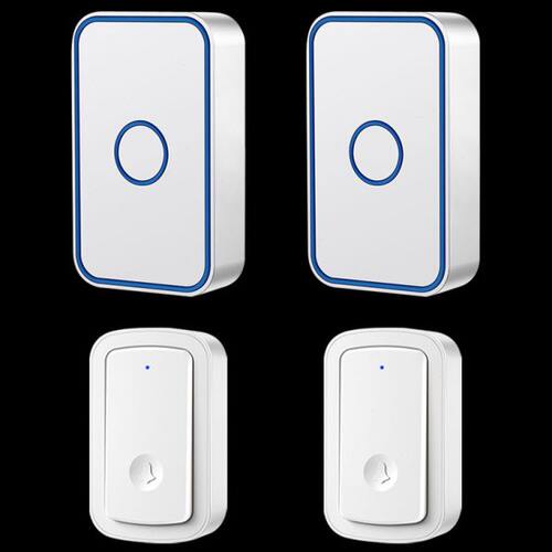 无线门铃二拖二家用电门铃远程距离呼叫器电子智能遥控门铃防水