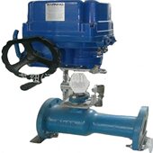 QJ941MF 温电动法兰球阀_温快开球阀 16C一体式