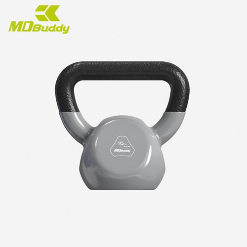 MDBuddy壶铃包胶提壶哑铃提臂运动男士竞技训练浸塑家用健身器材