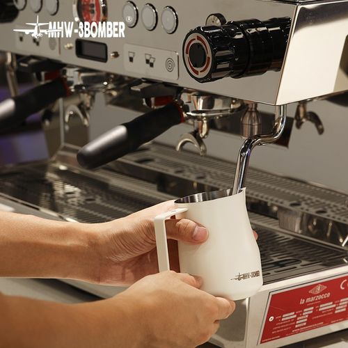 MHW-3BOMBER轰炸机涡轮打奶缸 不锈钢鹰嘴意式拉花杯打奶泡450ml