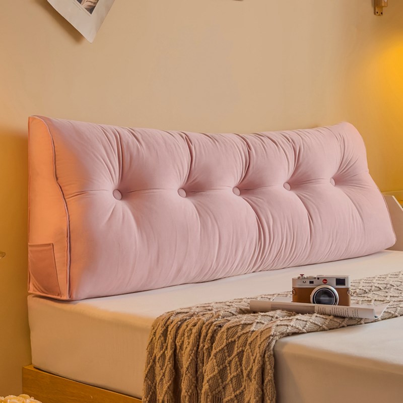 软包沙发靠背拆洗榻榻米靠垫飘窗加厚新款床N头靠枕棕色大床上复