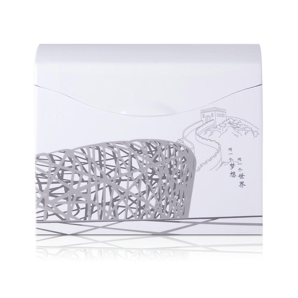 厕所纸巾盒免孔塑料厕纸盒卫生间平板卫生L纸盒浴室草纸盒手纸盒