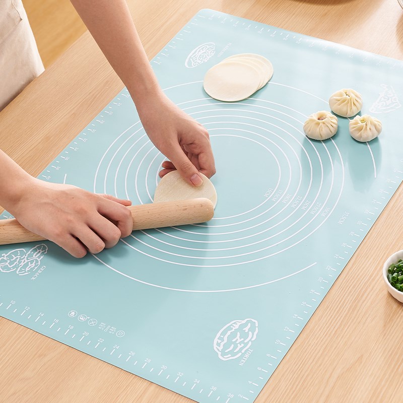 家逸硅胶揉面垫加厚食品级硅胶垫面板家用擀面烘焙案板塑料和面垫