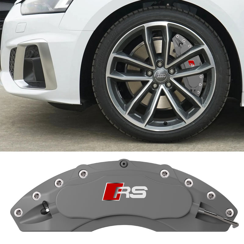 适用奥迪A3 Q3 A4L A5 Q5 A6L A7改装RS标刹车卡钳罩鲍鱼罩卡钳壳