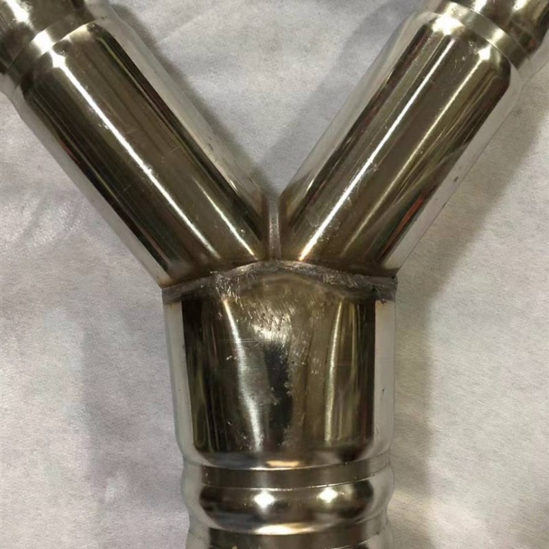 农用Y型三通水带软管油管用20y1不锈钢材质人工焊接无缝隙型号齐