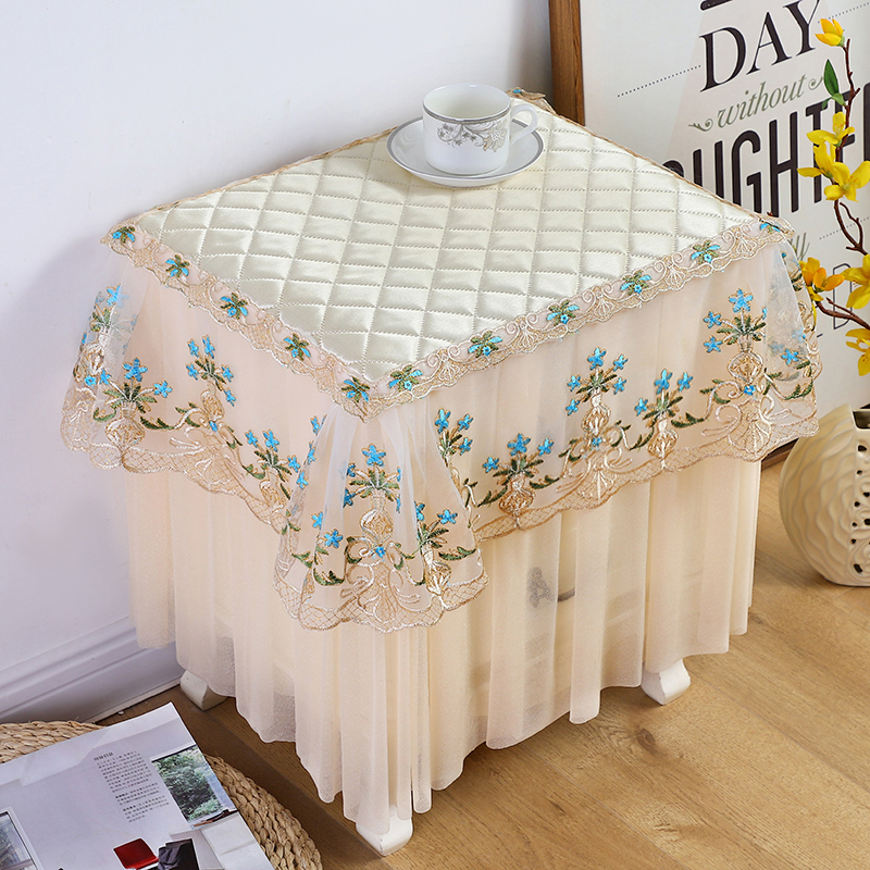 夹棉床头柜罩定制卧室p桌布电视柜茶几印表机保险箱防尘罩多用盖