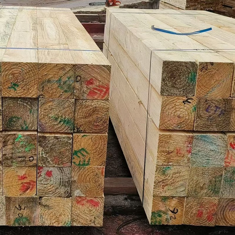 建筑木方桥梁木枕木木跳t板支持各种规格长度厚度支持定做加工