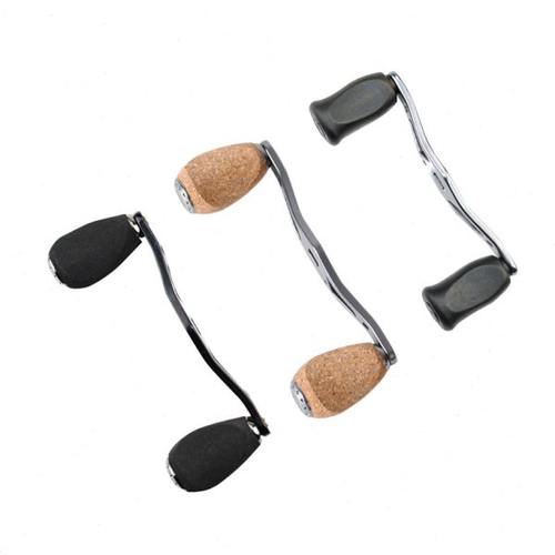 英莱特水滴轮改装金属摇臂金属手把全金属握丸鼓轮渔轮摇柄摇把