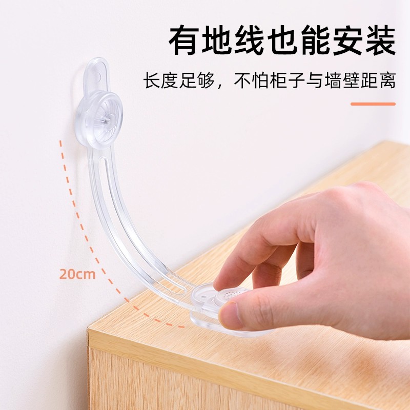 锁扣门拴免打孔关门卡扣锁门神器插销搭扣柜门安全锁门.栓固定门