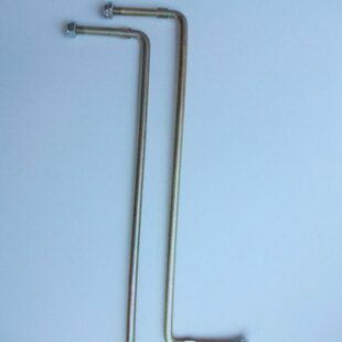 婴儿床配件五金件摇篮摇摆筋Z型挂勾童床摇摆臂长铁勾S型大吊钩