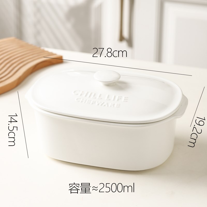 陶瓷大炖盅d蒸炖锅定制大容量炖汤汤锅隔水炖盅带盖汤盅微波炉用