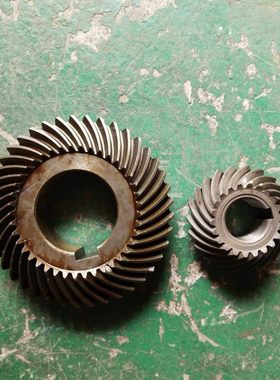 杭州铣床厂XQ6225XQ6230铣床配件40089/40091螺旋伞齿轮Z22/41