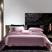 高端奢华28姆米真丝四件套轻奢高级感丝滑裸睡床上用品