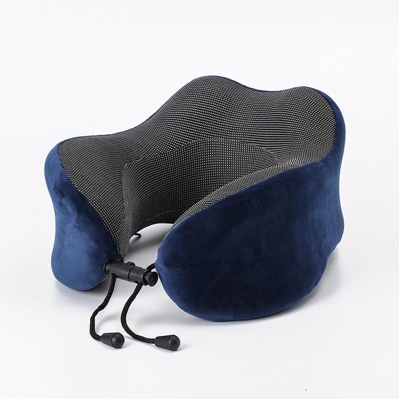 飞机护颈枕头旅行u型枕记忆棉uA形便携坐车午睡脖子靠枕收纳可拆