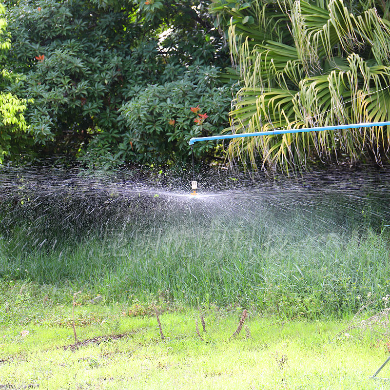 灌溉喷头温室大棚倒挂雾化喷灌降温浇花洒水器园艺喷水微喷设备