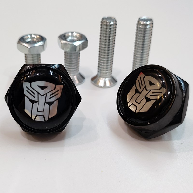 摩托车上车牌螺丝机车电动车改装牌照螺丝扣九号贝纳利雅马哈