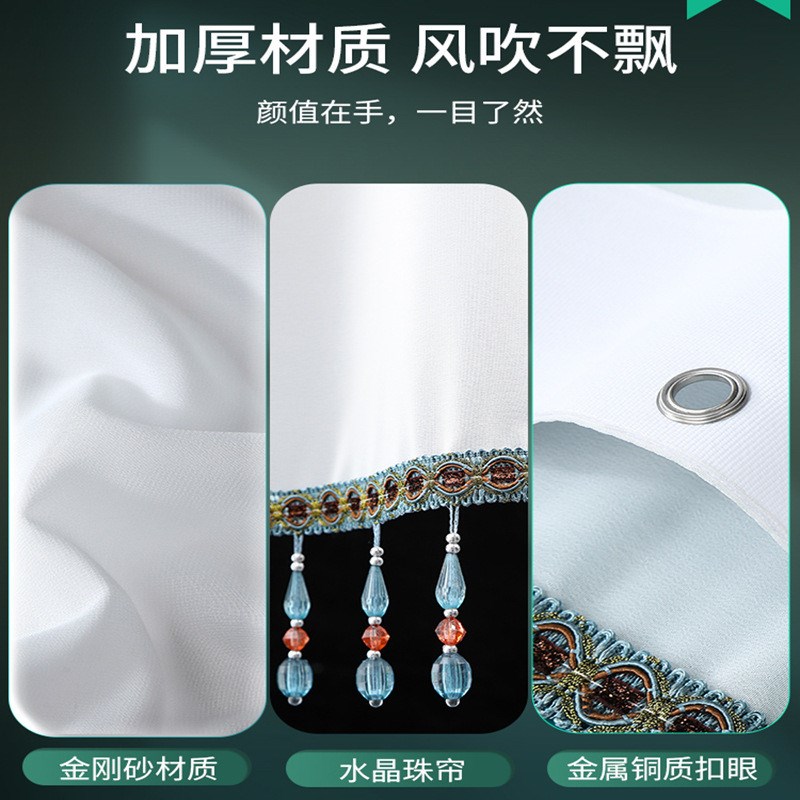 空调挡风板挡风帘防直吹冷气出风口布遮档板月子空调导风罩免安装