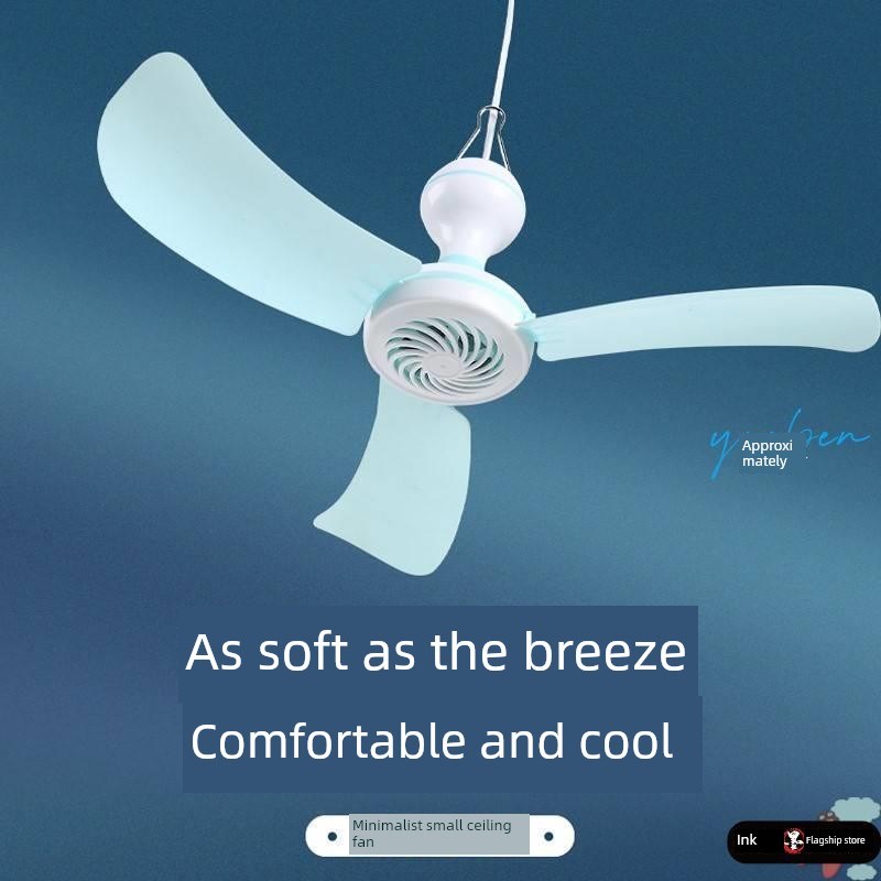 床三叶小型吊扇塑料吊扇强风宿舍微风家客厅卧室吊扇电风扇